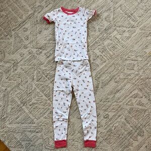 Lake Pajamas Short Long Set EUC size 5